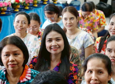 งานประเพณีทำบุญ และพิธีรดน้ำขอพรนักสหกรณ์อาวุโส ณ ... พารามิเตอร์รูปภาพ 46
